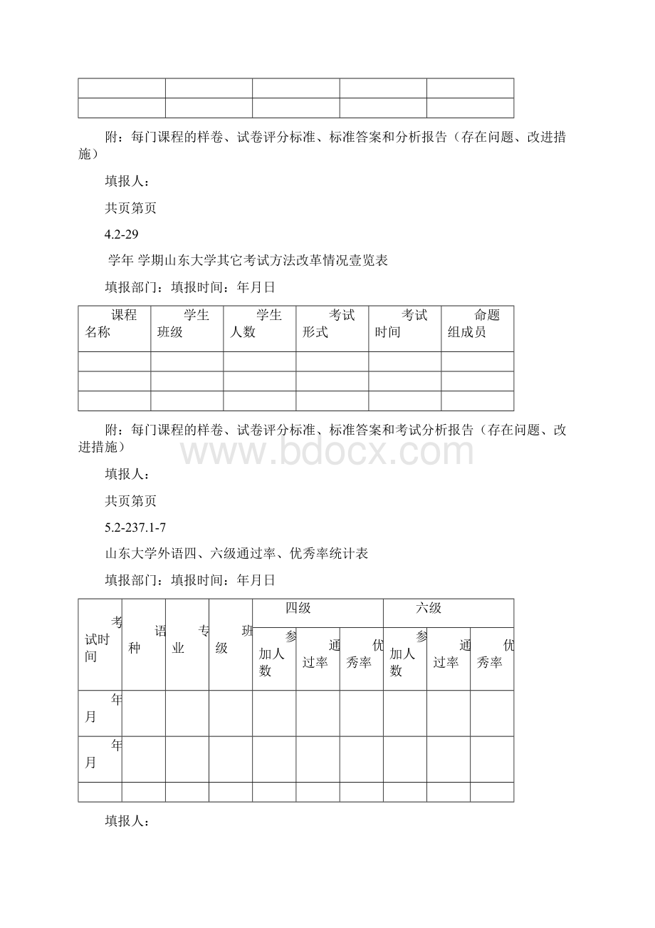 管理统计套表考试管理方面的统计表格最新版.docx_第3页