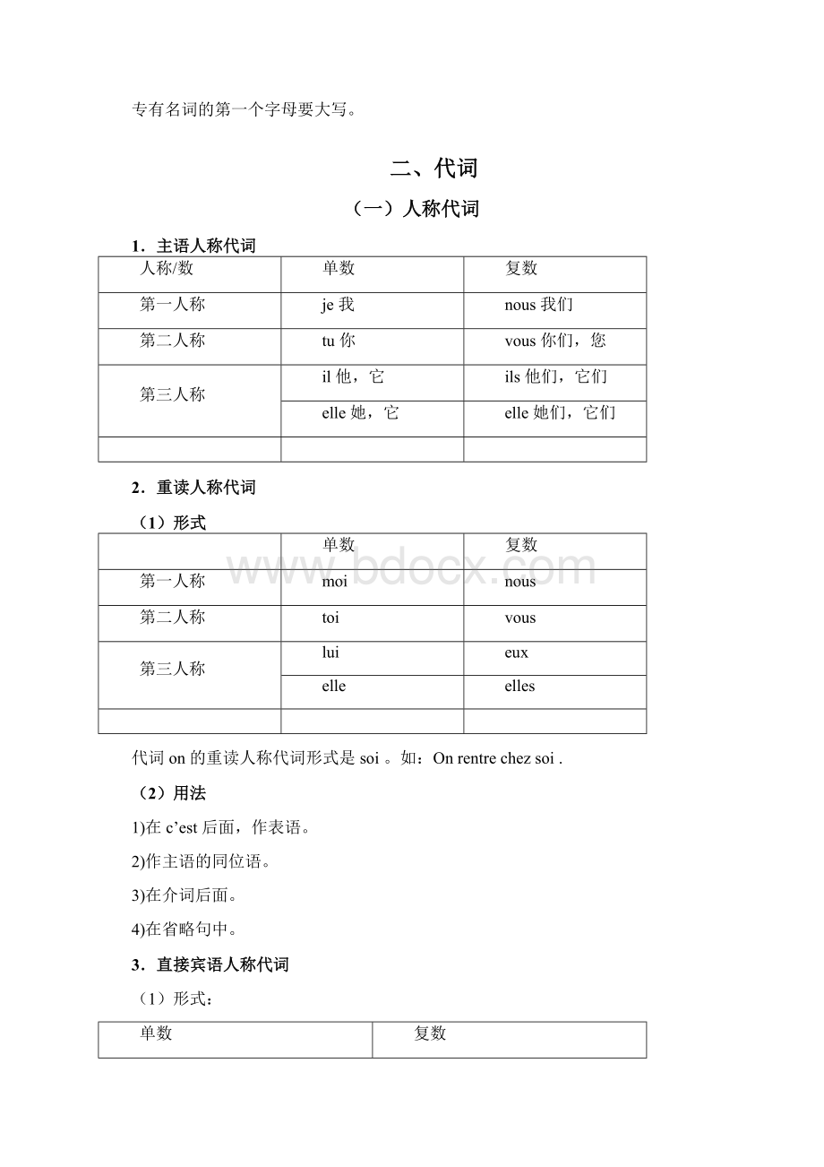 最新新大学法语1语法总结Word文件下载.docx_第3页