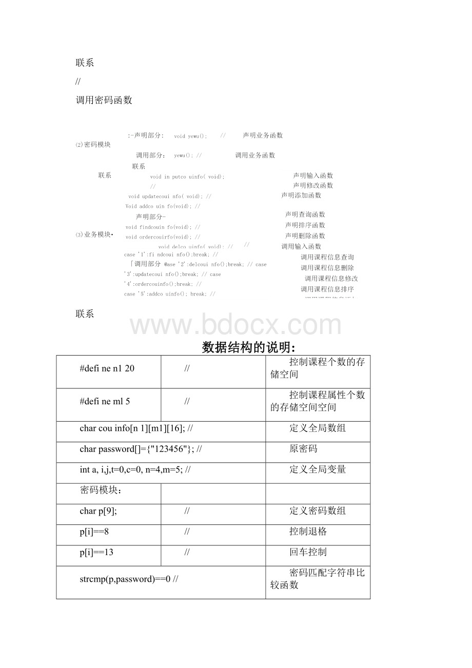 C语言课程信息管理系统课程设计报告.docx_第3页