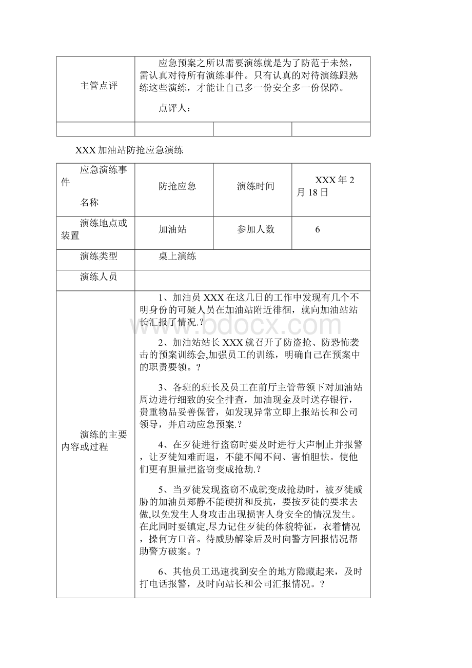 加油站应急演练汇总范本模板.docx_第2页