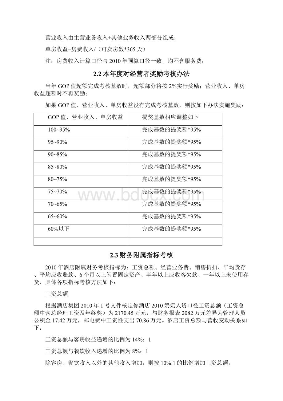 酒店总经理年度绩效考核方案.docx_第2页