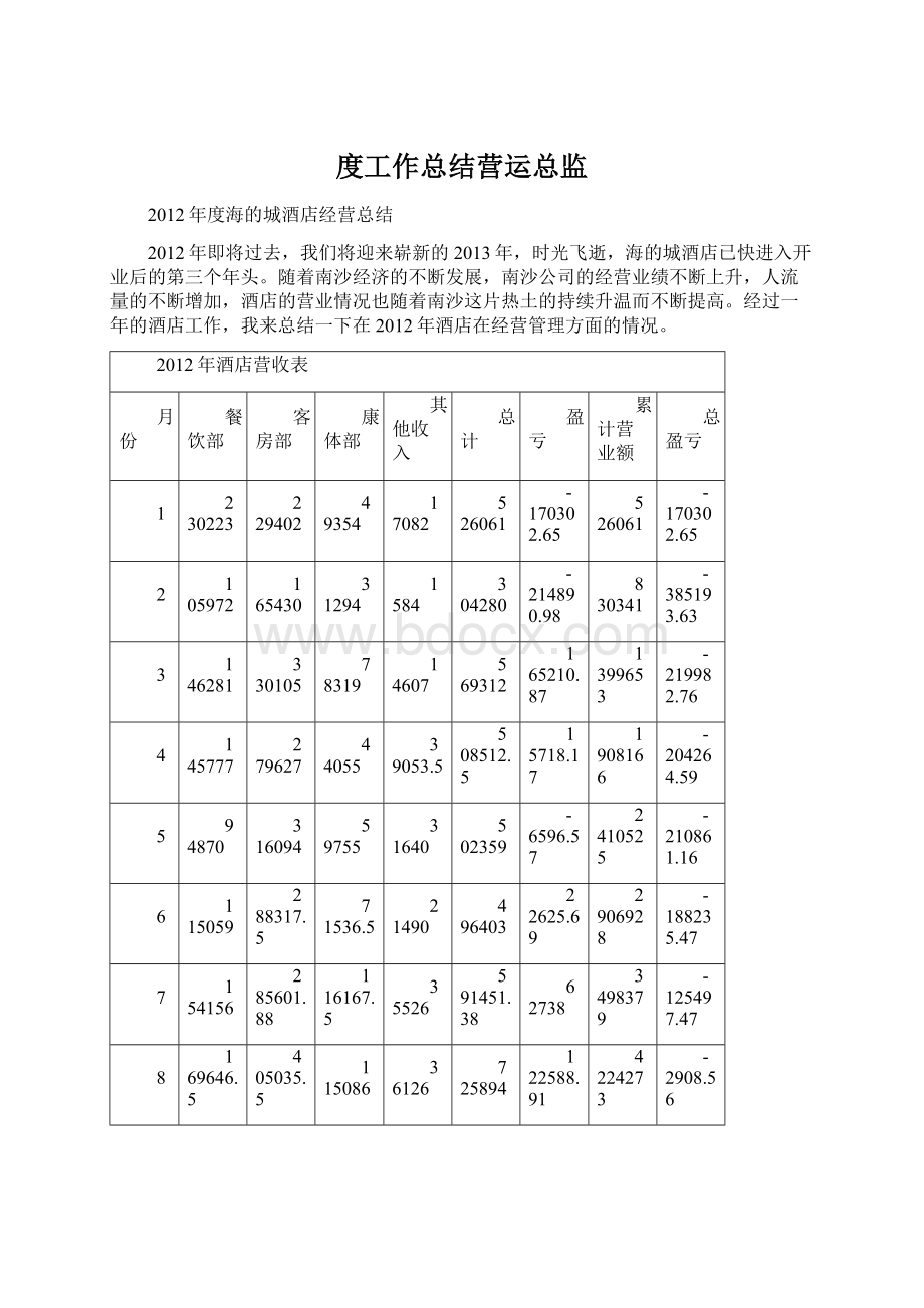 度工作总结营运总监.docx