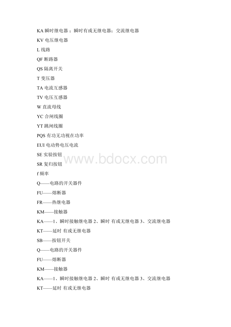 电工必备的基础知识及电气字母符号大全Word下载.docx_第2页