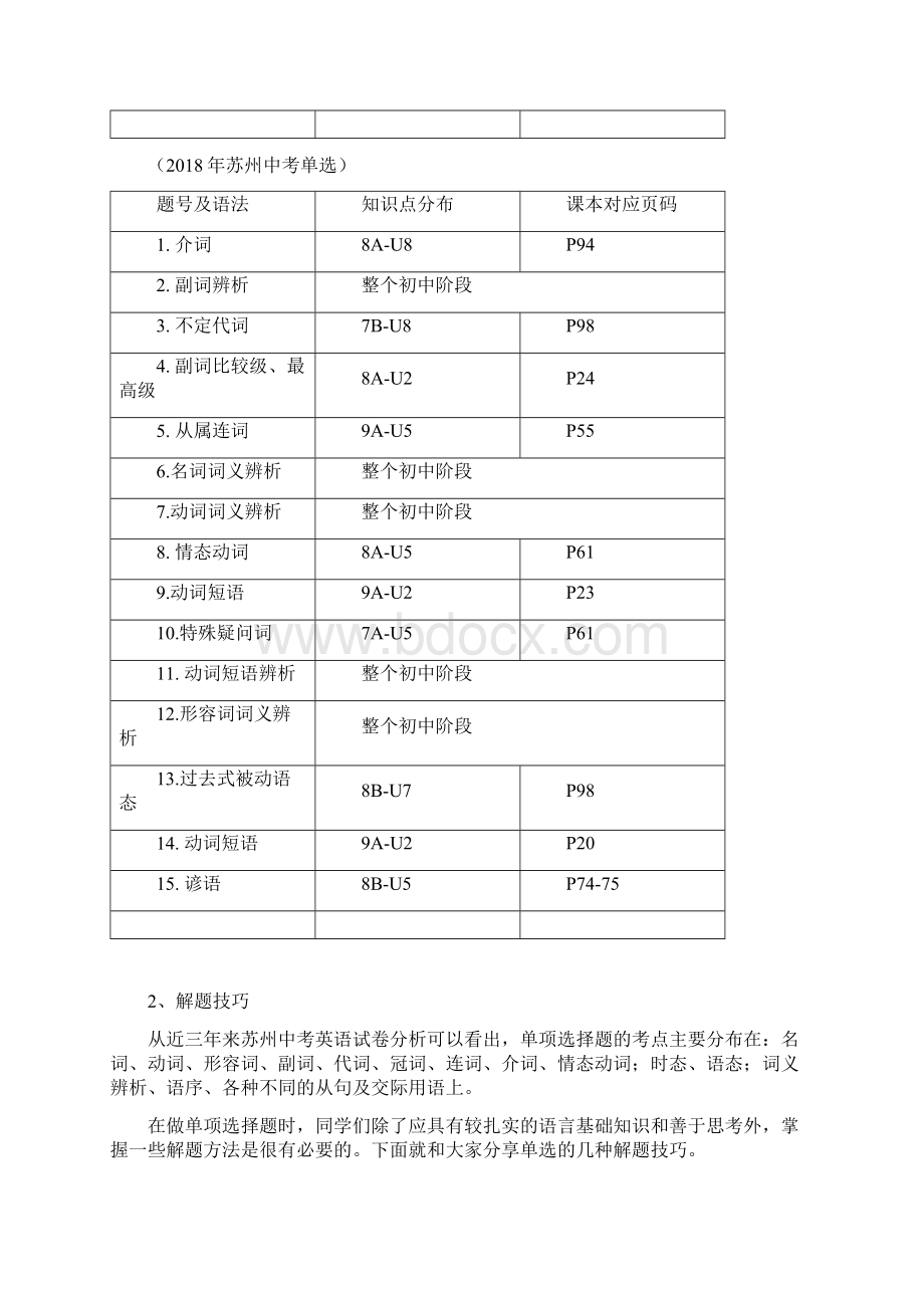 苏州中考单选和填空分析及解题技巧.docx_第3页