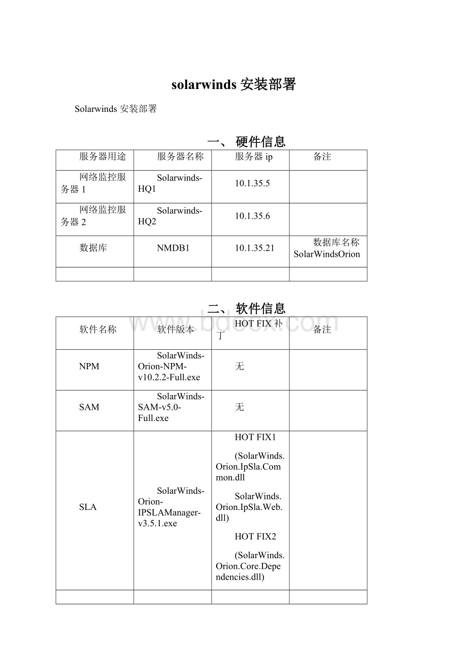 solarwinds安装部署.docx_第1页