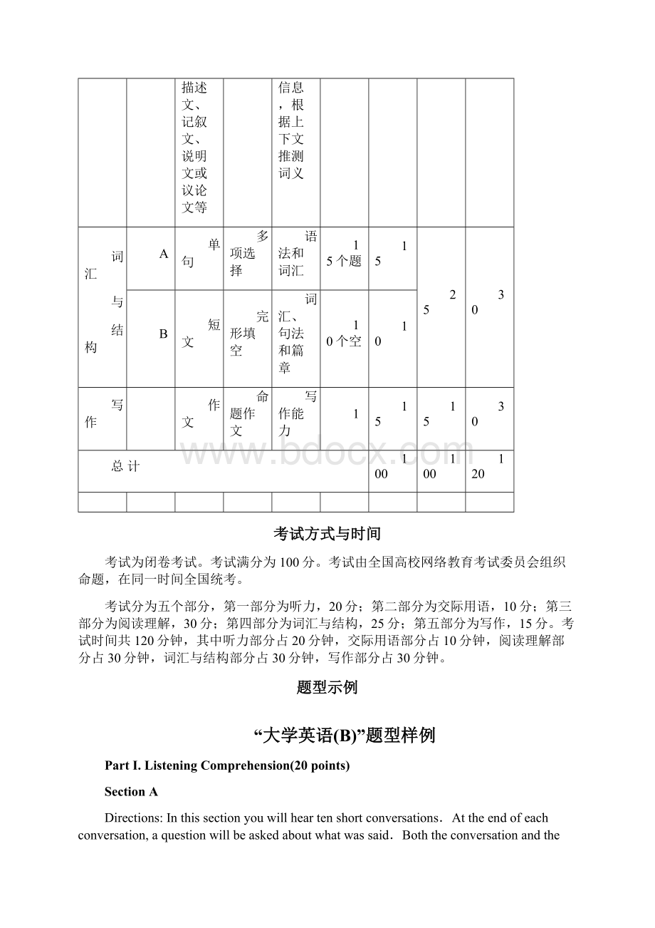 大学英语B考试大纲docWord文档下载推荐.docx_第3页