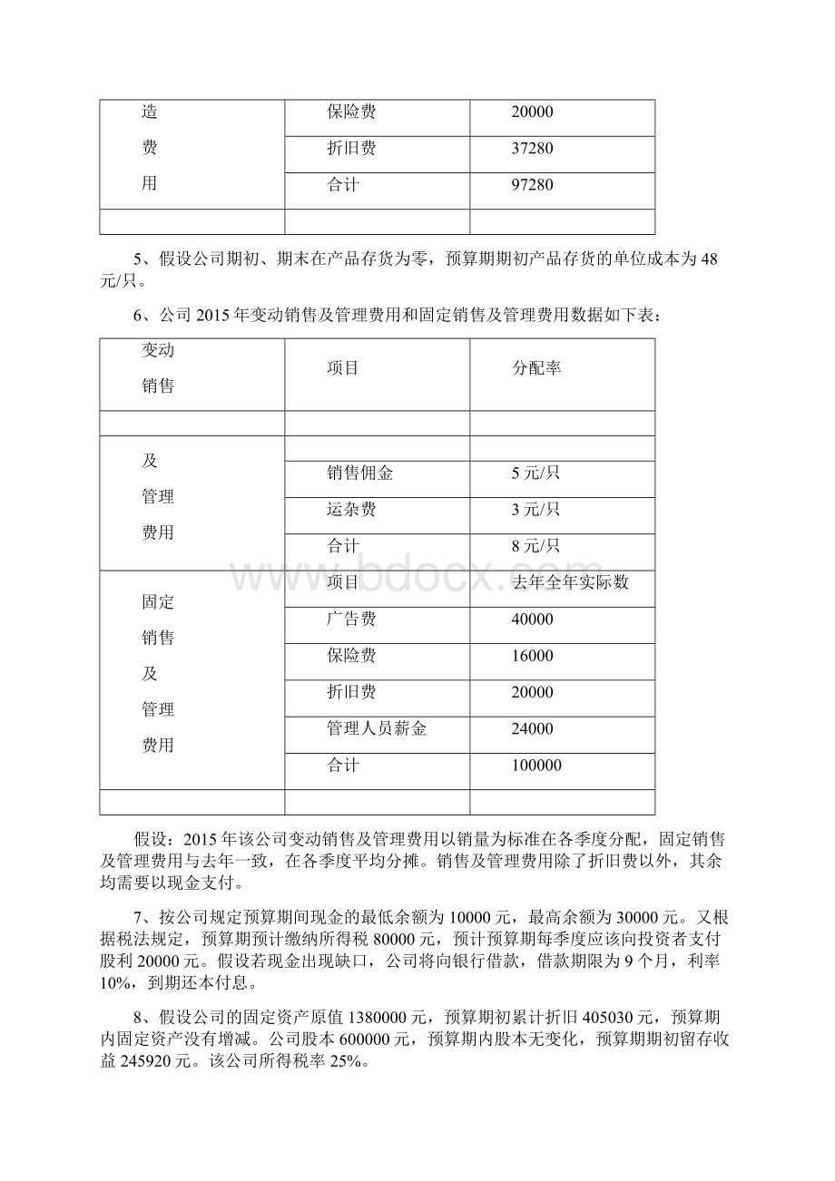 财务预算实训Word格式文档下载.docx_第2页