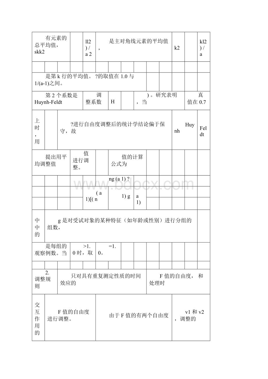 重复测量资料的方差分析Word文档格式.docx_第2页