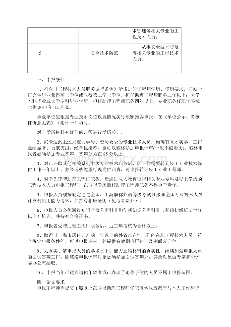 关于度上海市工程系列轻工专业中级.docx_第2页