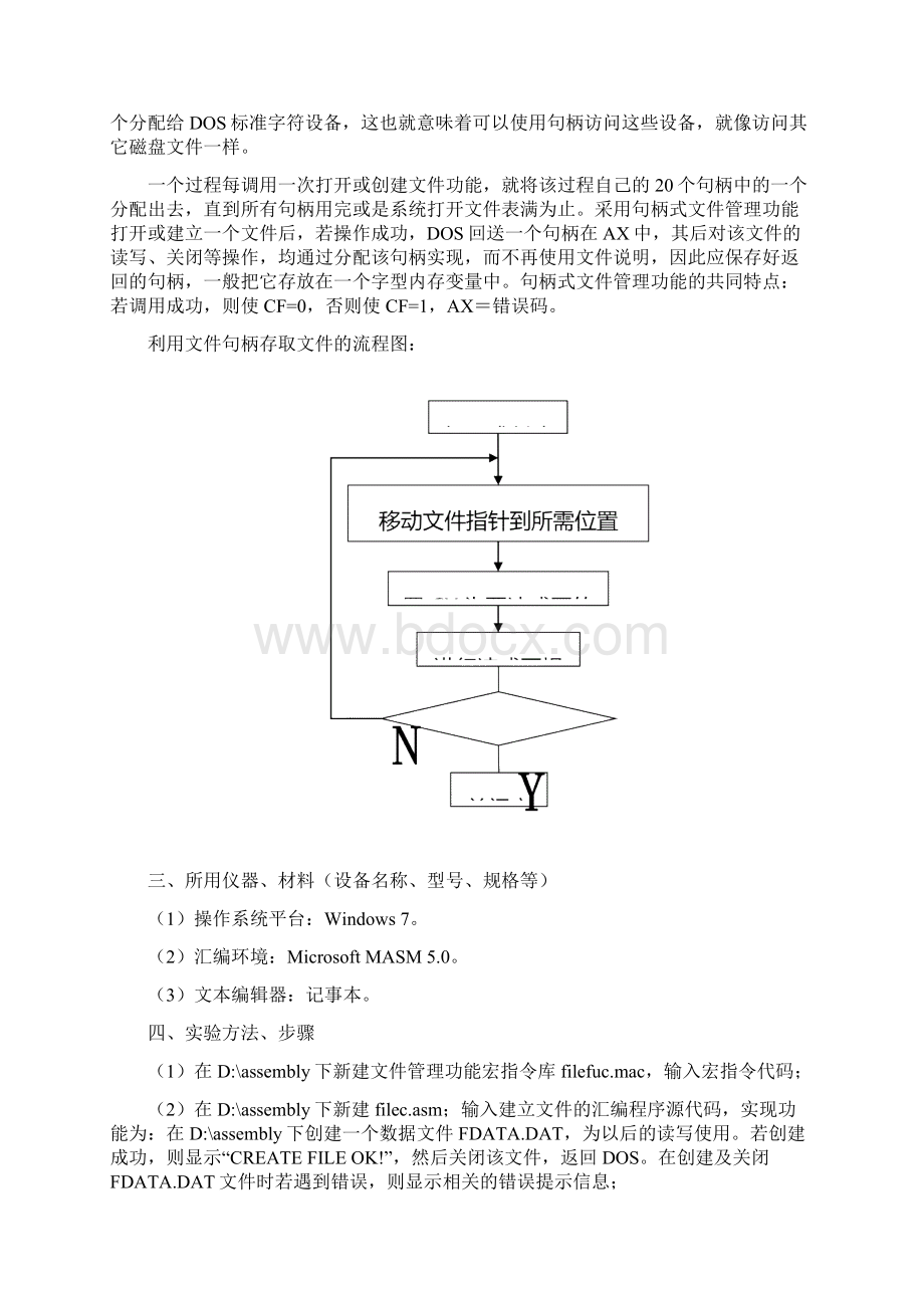 汇编实验6BIOS和DOS中断实验报告Word文档格式.docx_第2页