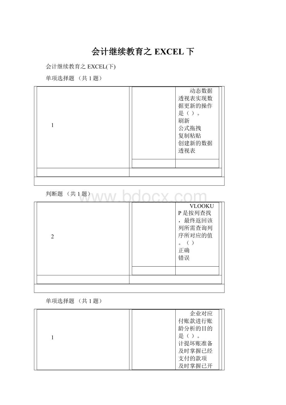 会计继续教育之EXCEL下.docx_第1页