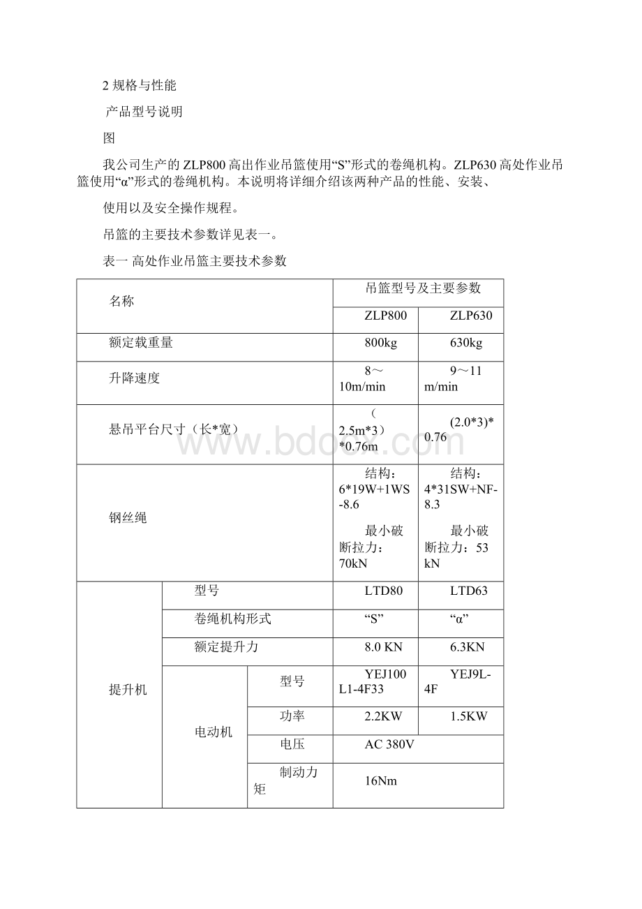 ZLP系列高处作业吊篮使用说明书.docx_第2页