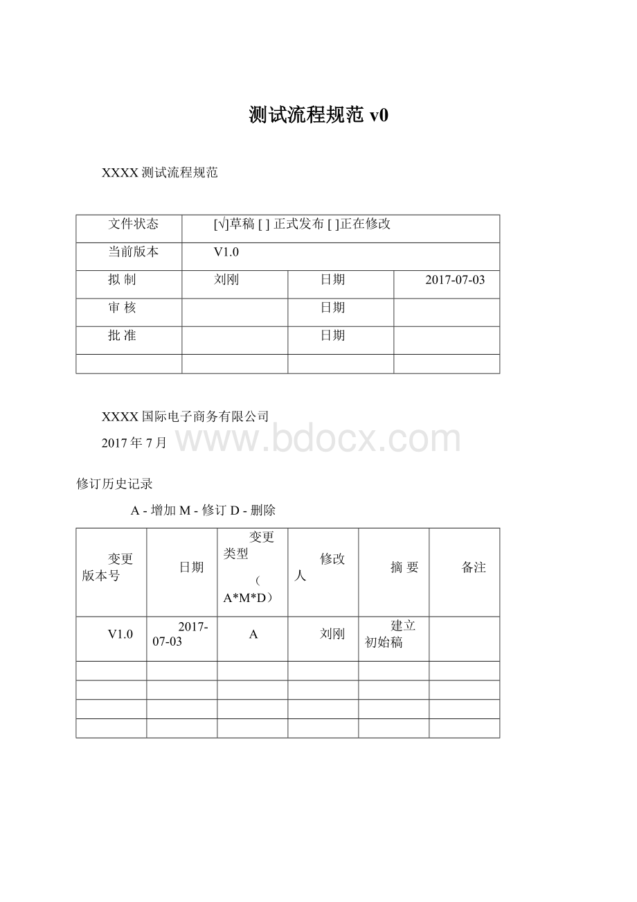 测试流程规范v0.docx_第1页