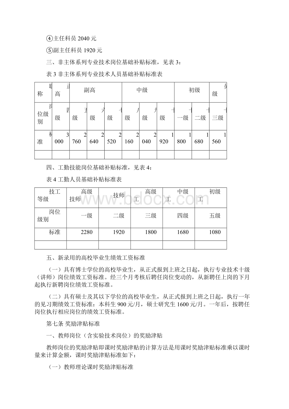 西安医学院绩效工资实施办法.docx_第3页