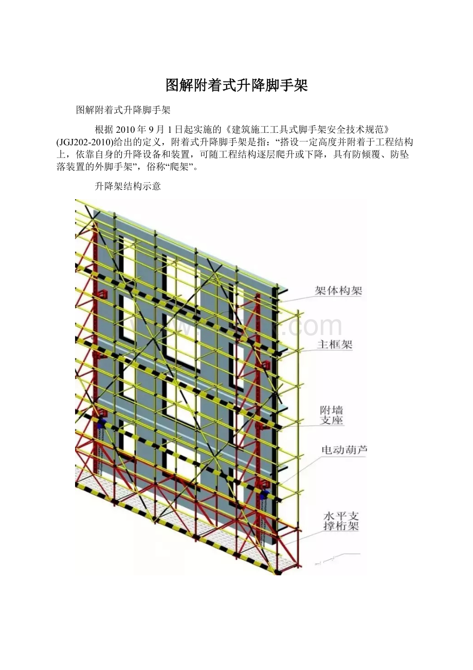 图解附着式升降脚手架Word格式文档下载.docx_第1页