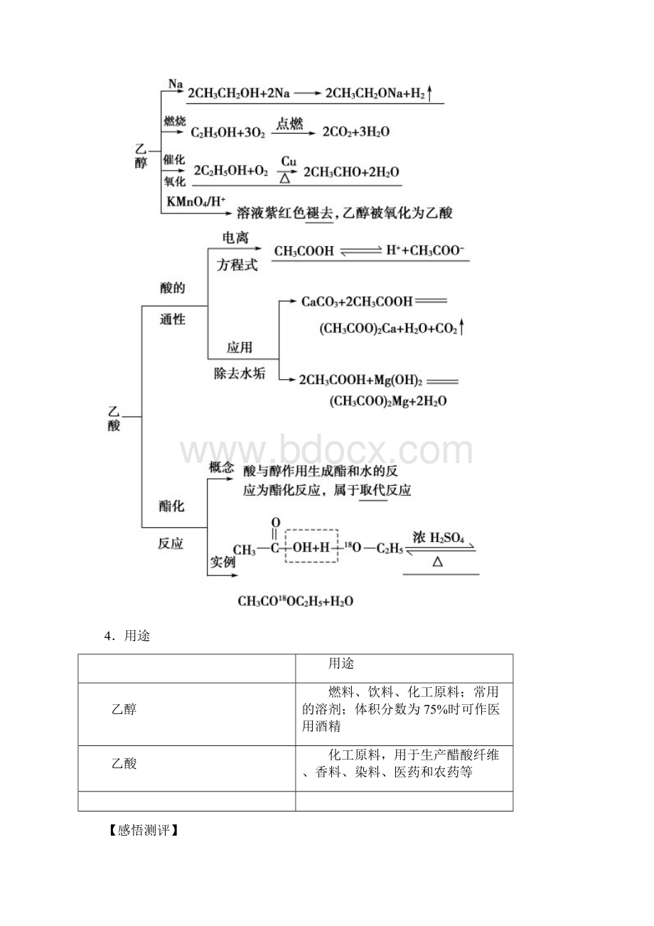 高考化学微一轮复习 第31讲 生活中的常见有机物及基本.docx_第3页