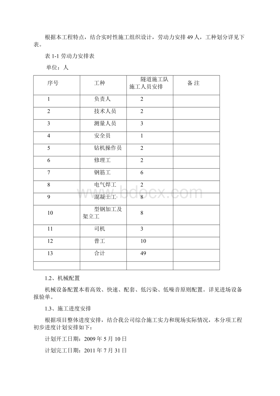 安远隧道初期支护工程技术方案1.docx_第2页