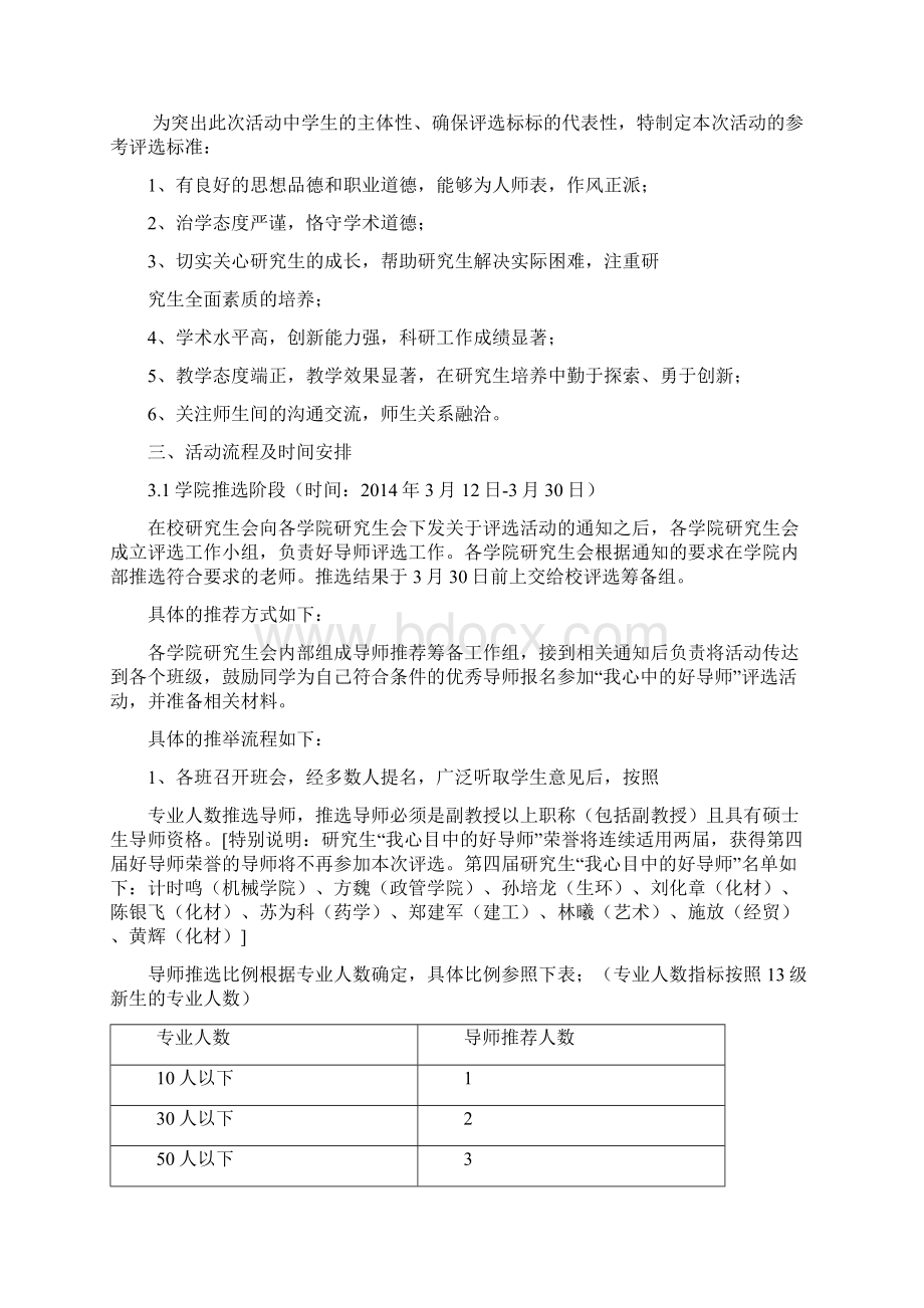 我心目中的好导师评选活动实施方案.docx_第2页