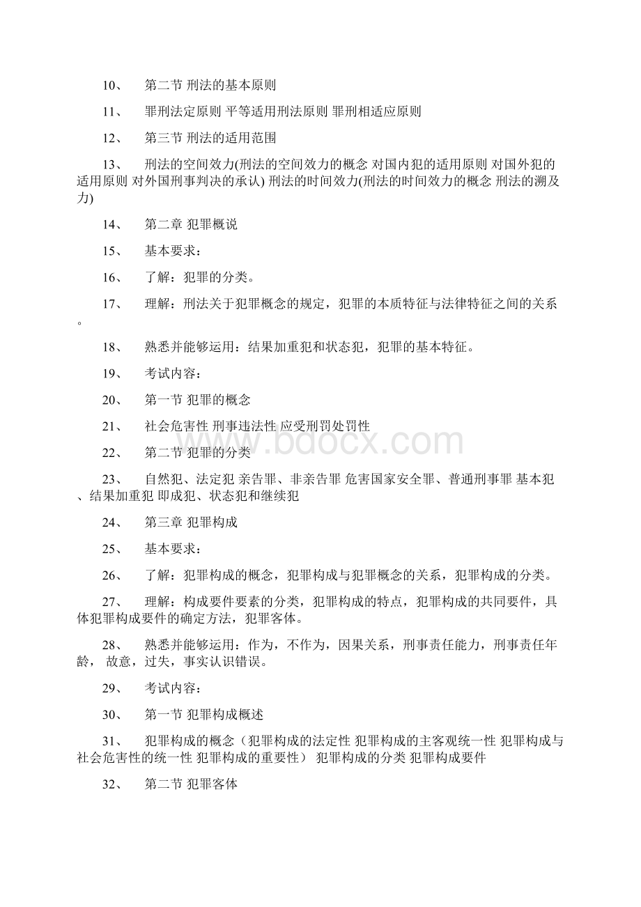 司法考试大纲第二卷46页word文档.docx_第2页