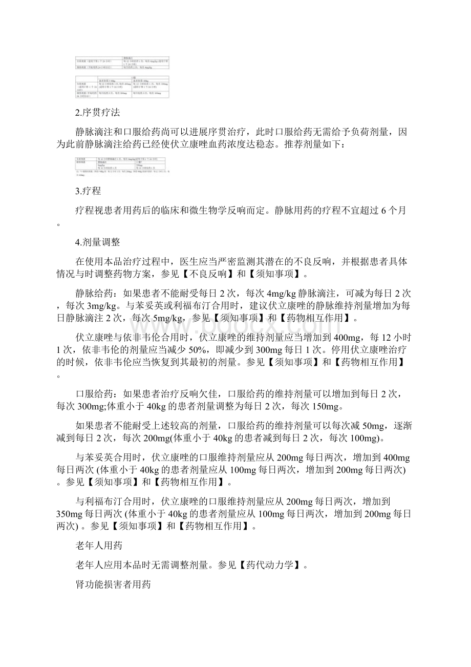 伏立康唑注射液说明书Word文件下载.docx_第2页