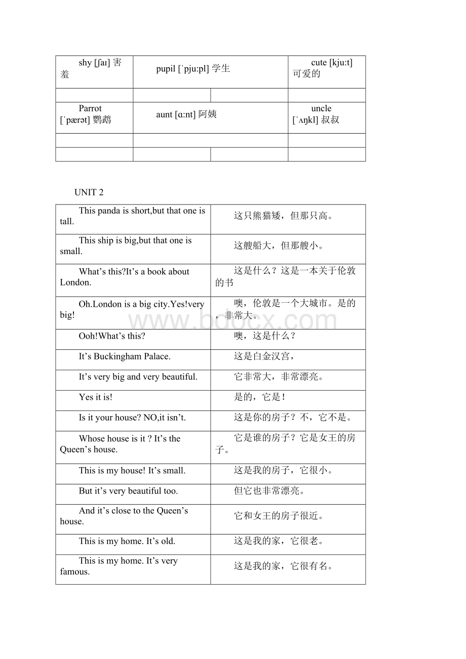 外研版小学英语四年级下册课文翻译Word下载.docx_第2页