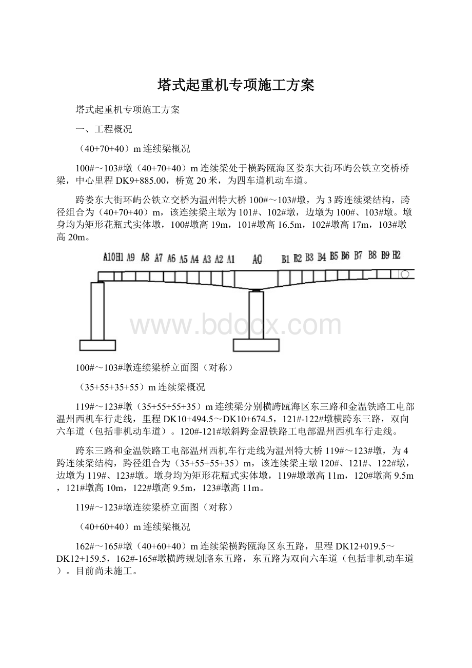 塔式起重机专项施工方案.docx