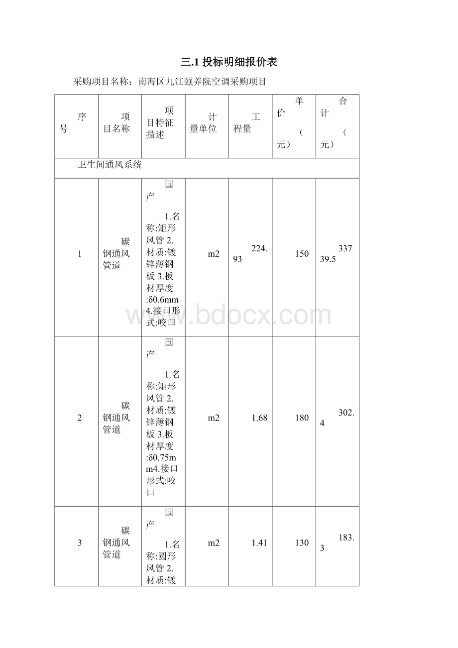 投标报价一览表.docx_第2页