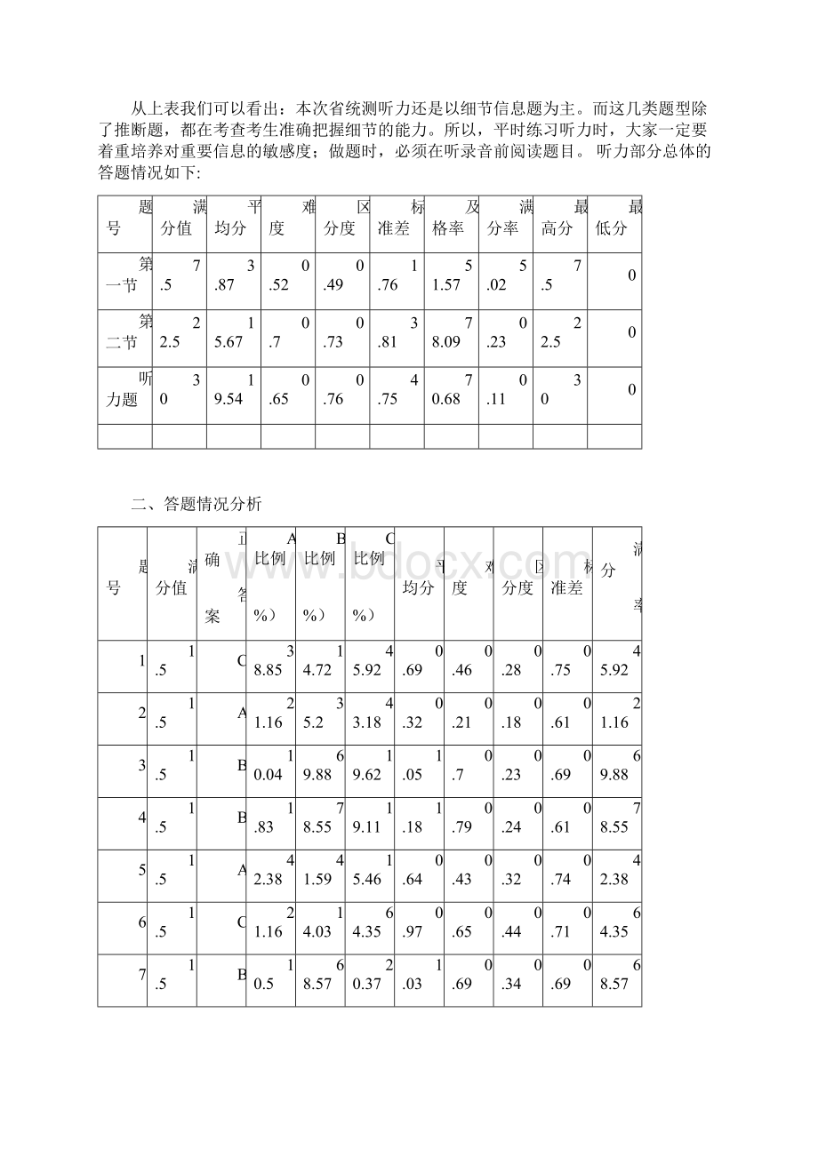 云南省第一次高中毕业生复习统一检测Word格式文档下载.docx_第2页