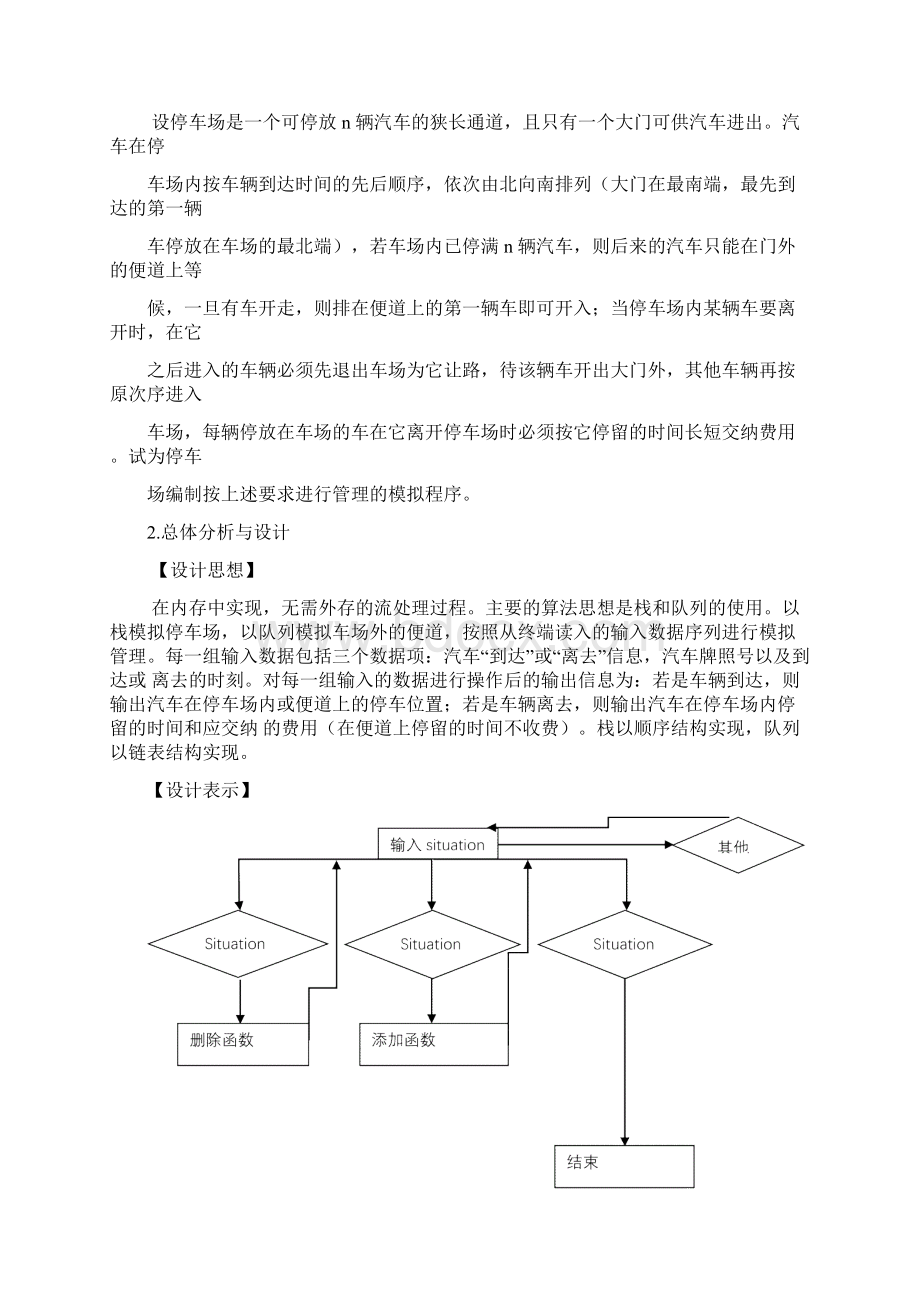 数据结构实习报告Word文件下载.docx_第2页