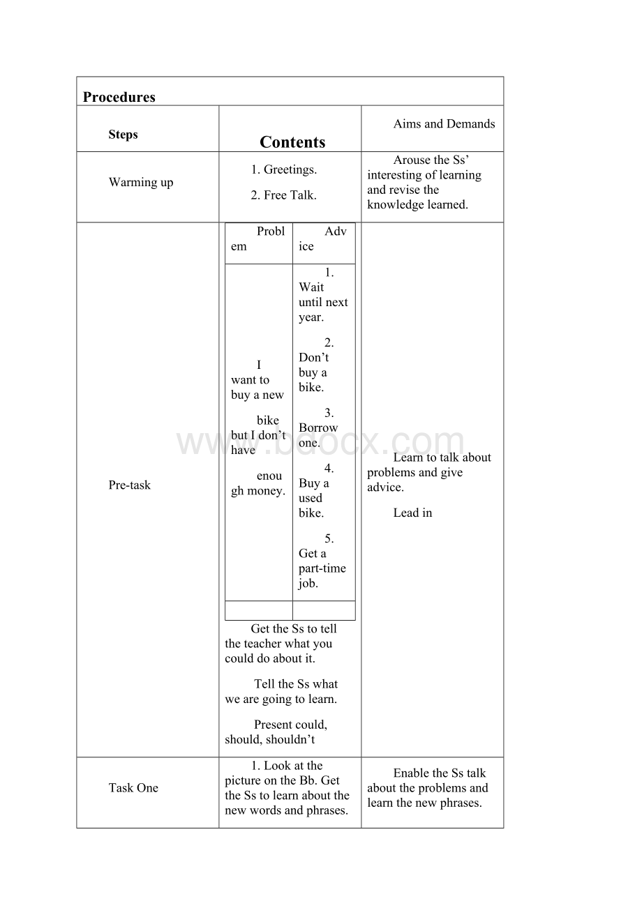 人教新目标英语八下Unit2 What should I do教案16Word文档下载推荐.docx_第2页