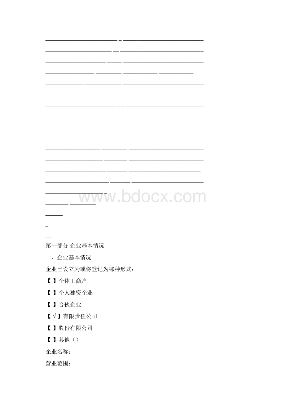 完整的商业计划书模板文档格式.docx_第2页