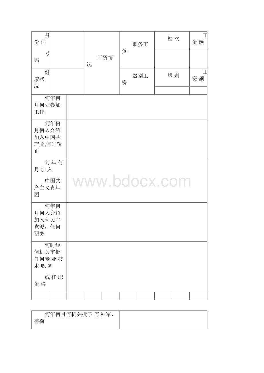 干部履历表99年标准版.docx_第2页