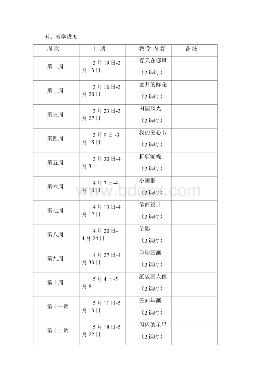 新浙美版小学二年级下册美术教学计划教案Word下载.docx_第2页