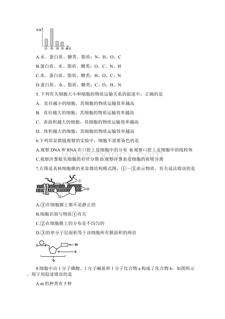 届吉林省通化市高三第一次质量检测详解.docx_第2页