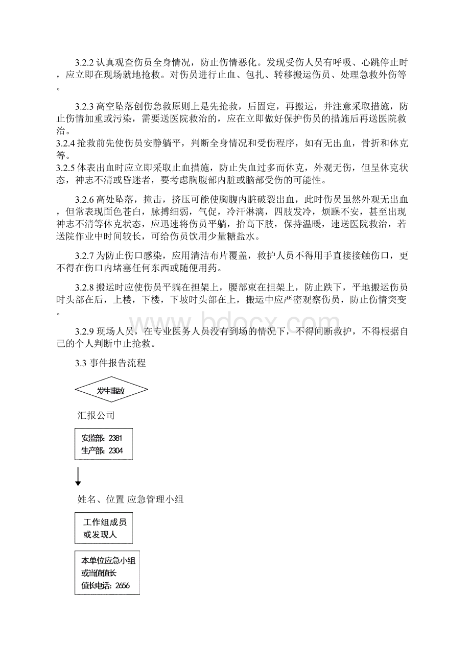 化学分场现场处置方案汇编Word文档格式.docx_第3页