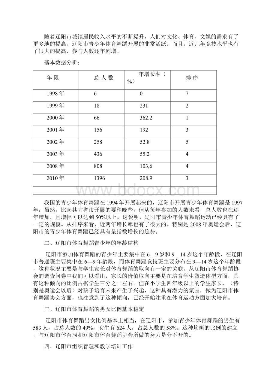 建立青少年体育舞蹈培训基地项目可行性研究报告.docx_第2页