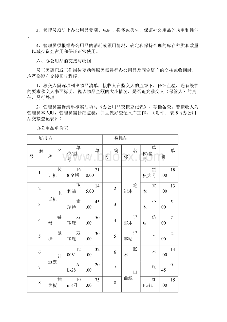 办公用品管理规定.docx_第3页