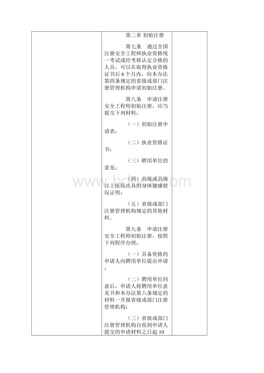 注册安全工程师注册管理办法.docx_第3页