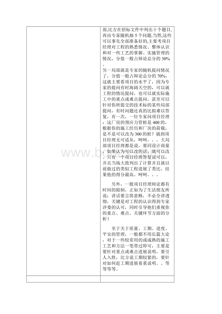 招招投标现场项目经理答辩.docx_第2页