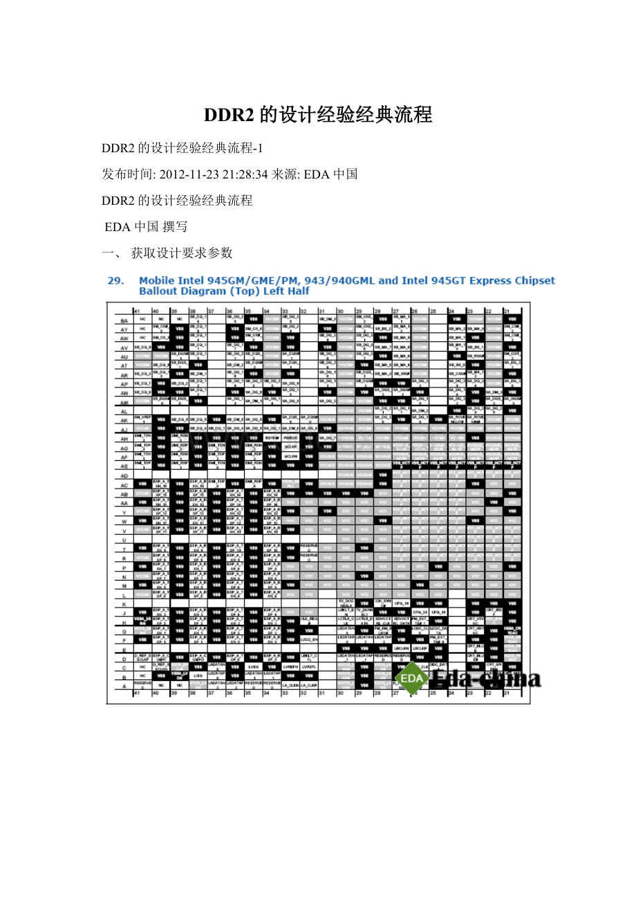 DDR2的设计经验经典流程Word下载.docx