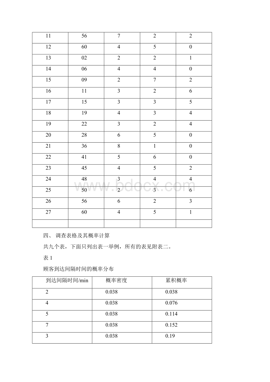 单服务台排队系统建模与仿真研究报告Word格式.docx_第3页