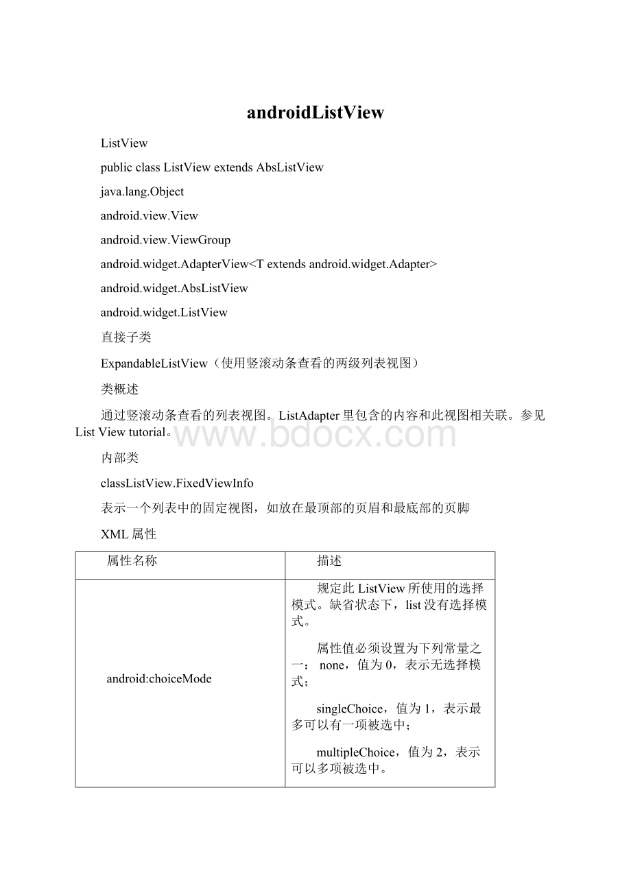 androidListViewWord文档格式.docx