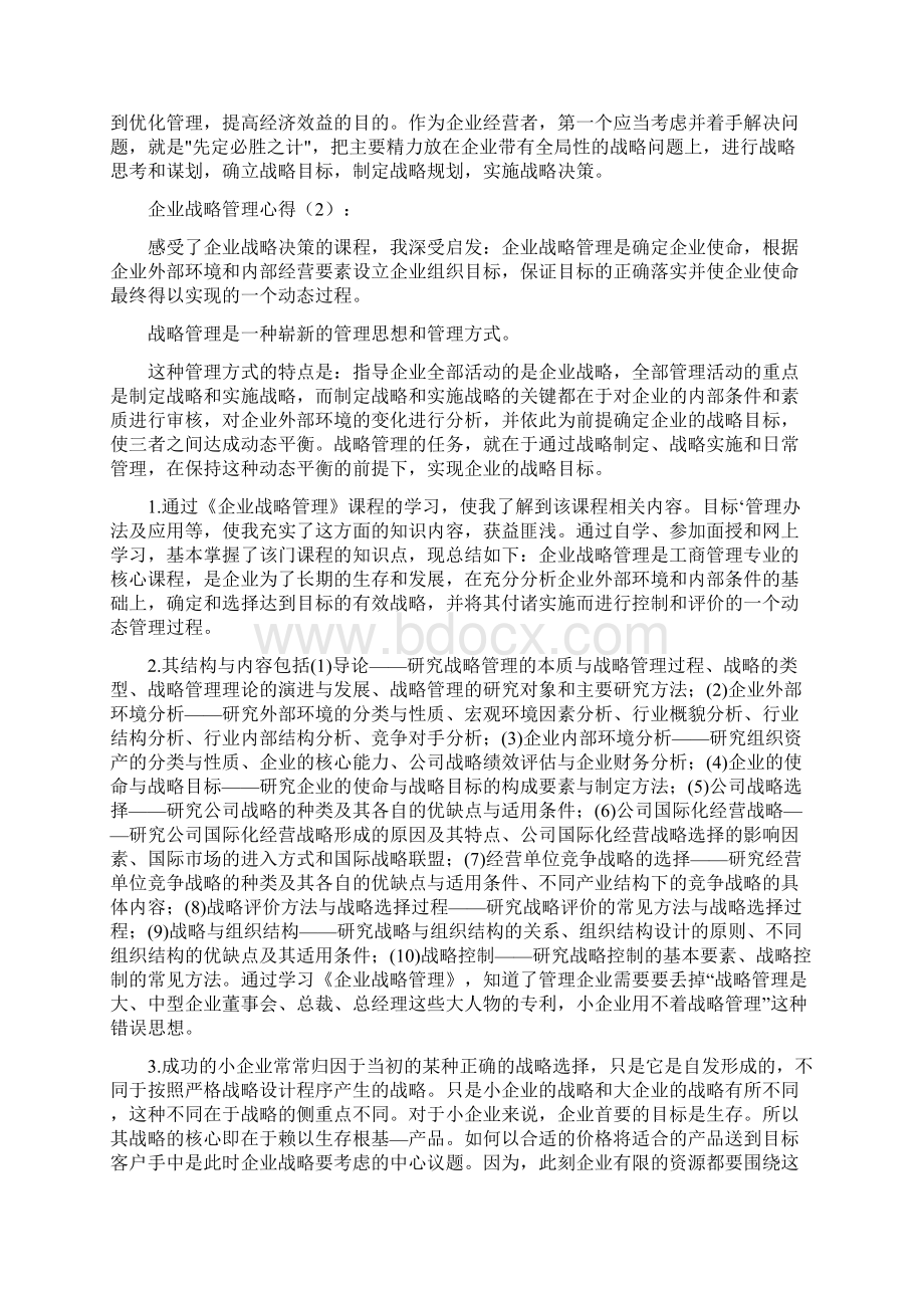 企业战略管理心得体会.docx_第2页