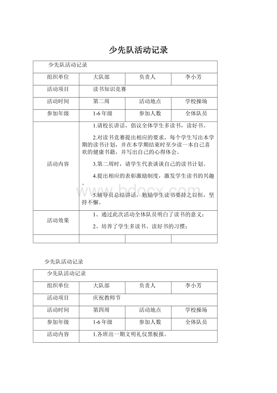 少先队活动记录.docx_第1页