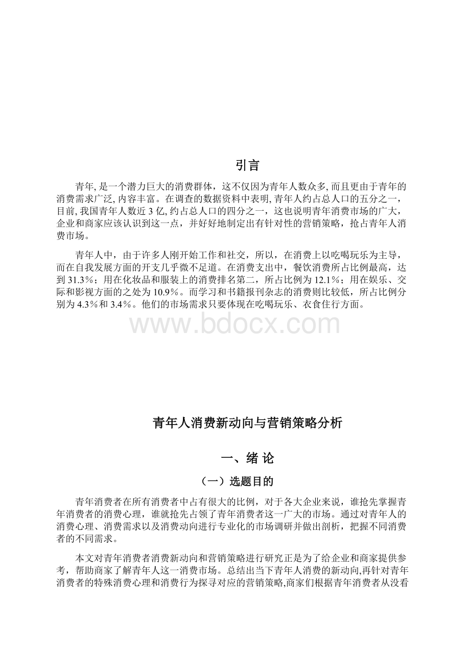 青年人群消费新动向与营销策略分析Word文档下载推荐.docx_第3页