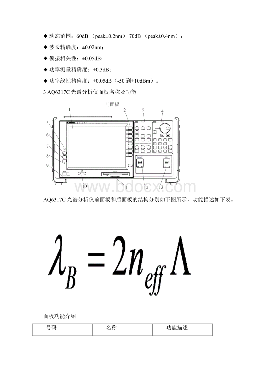 光谱分析仪实验指导书用Word文档格式.docx_第3页