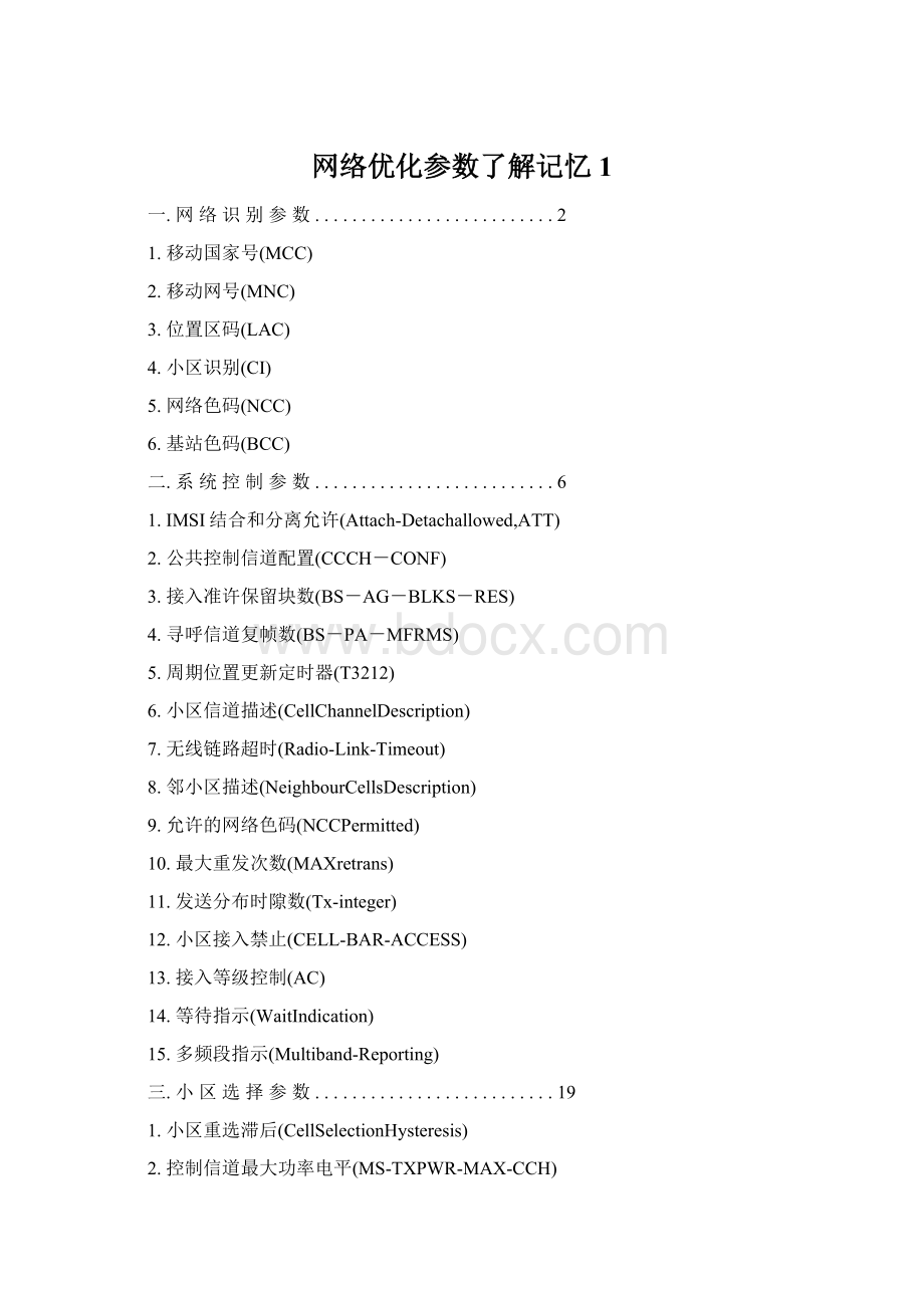 网络优化参数了解记忆1.docx_第1页