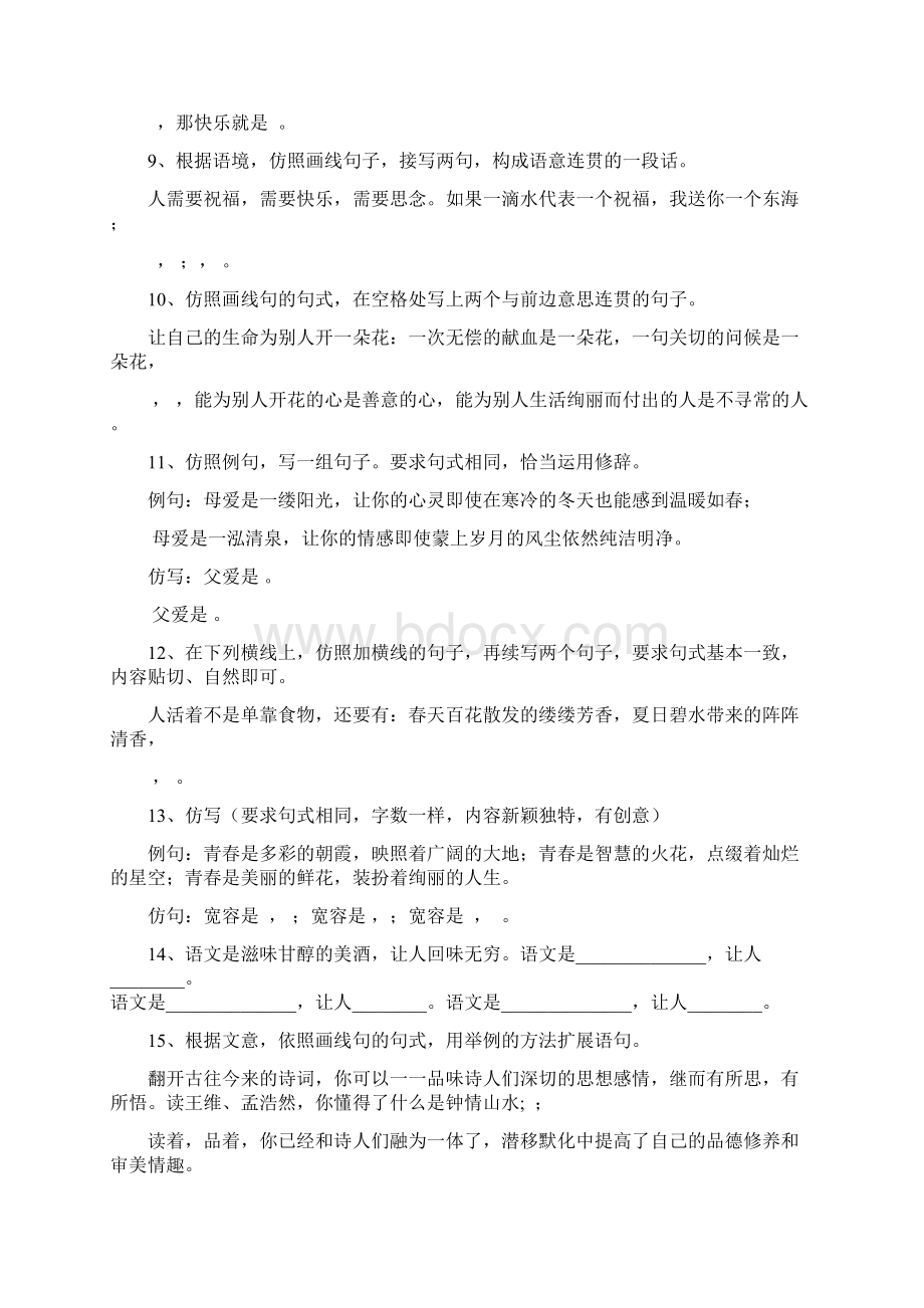 九年级语文专题复习.docx_第2页