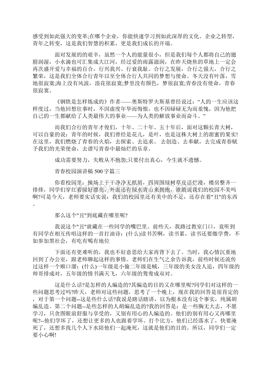 奔跑中的青春500字Word格式.docx_第3页