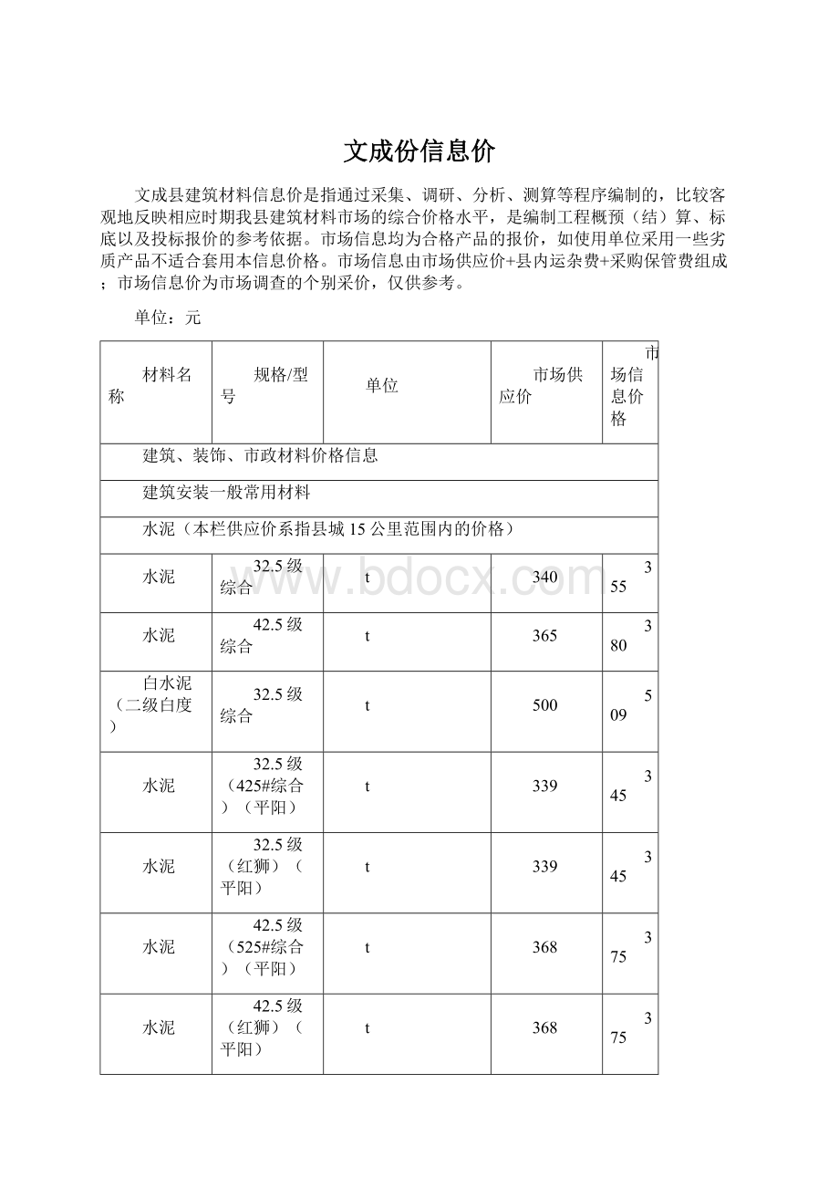 文成份信息价.docx